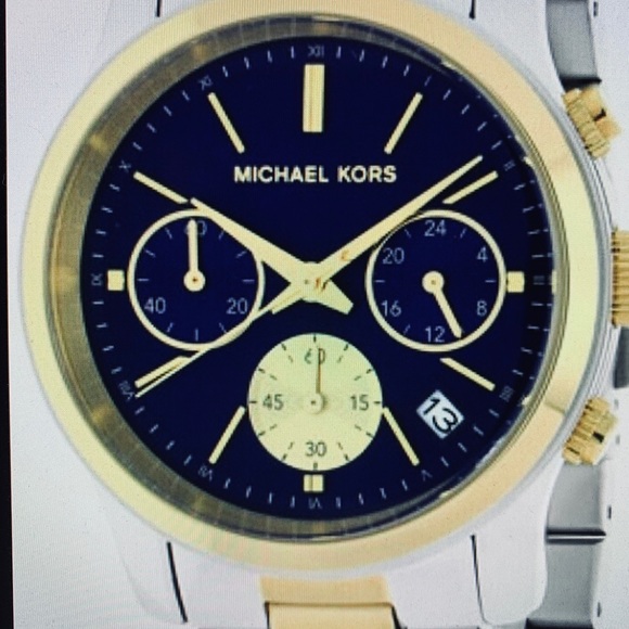 MK Two Tone Runway Watch - Picture 3 of 10